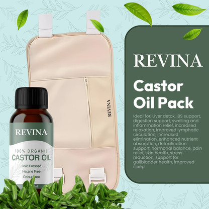 Revina Wellness Pack (Wrap + Castor Oil)